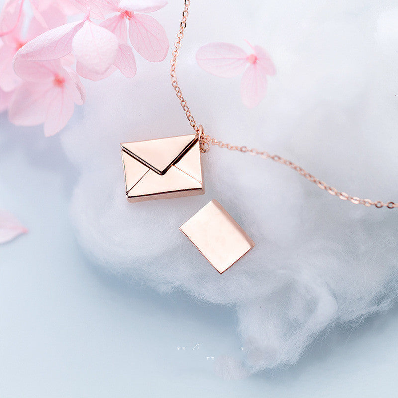 Fashionable, Elegant and Cute Envelope Necklace